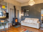 Living room log burner